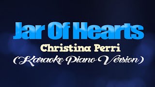 JAR OF HEARTS  Christina Perri KARAOKE PIANO VERSION [upl. by Heuser62]