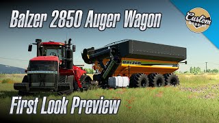 This is INSANE  Balzer Auger Wagon from Custom Modding  Preview [upl. by Ardnac]