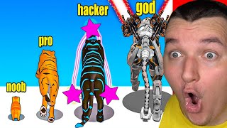 NOOB vs PRO vs HACKER vs GOD w EWOLUCJI KOTA [upl. by Nayllij229]