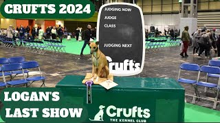 CRUFTS DOG SHOW 2024  LOGANS FINAL APPEARANCE IN THE SHOW RING [upl. by Aiello]