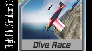 Dive Race  Flight Pilot Simulator 3D  best plane  aeroplane sim  Android Gameplay [upl. by Jori861]