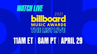 The List Live  2021 Billboard Music Awards [upl. by Aicarg117]