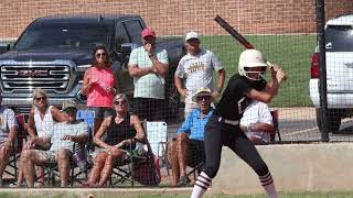 Blanchard Lady Lions vs Alva Lady Goldbugs 82424 Softball Highlights [upl. by Lleryd]