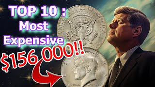 Top 10 Most Expensive Kennedy Half Dollars Ever Sold [upl. by Aynnek]