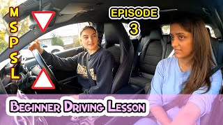 Beginner Driving Lesson Left and Right Turns  MSPSL Talk through on Approach to Junction [upl. by Nivlen307]