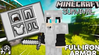 I made iron armor new video smp [upl. by Ollecram225]