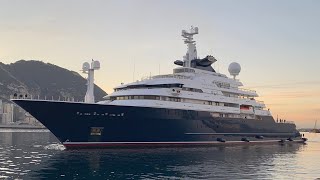 Octopus Superyacht docking in Gibraltar [upl. by Madeline]