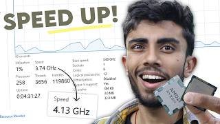 Finally Overclocking My CPU⚡️Boost UP CPU Speed For Free Make Your Windows 10 amp 11 Fast 🤩 [upl. by Arratahs152]