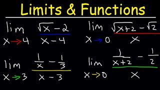 Limits of Rational Functions  Fractions and Square Roots [upl. by Henrik]