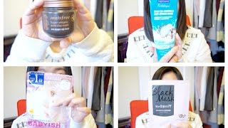 【CrystalBeauty】秋冬必备面膜特辑  My Current Favorite Masks [upl. by Anav]