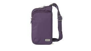 Pacsafe RFIDBlocking Mini Crossbody Bag [upl. by Kenneth]