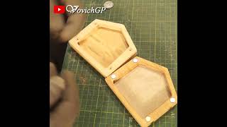 Experimental dice box Comparison of throwing coin into a regular lid and into a lid with glued skin [upl. by Eves537]