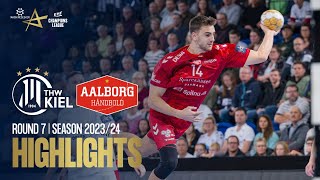 THW Kiel vs Aalborg Håndbold  Round 7  EHF Champions League Men 202324 [upl. by Onek]