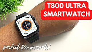 T800 ULTRA SMARTWATCH  UNBOXING AND INITIAL REVIEW  ENGLISH [upl. by Airual]