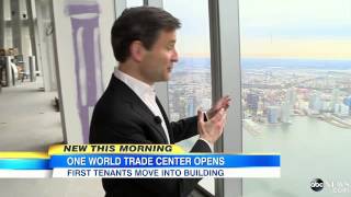 One World Trade Center Opens 1st Tenants Move In [upl. by Weinman42]