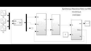 MATLABSIMULINK Modeling And Simulation of a Synchronous Reluctance Motor synRM [upl. by Rosinski]