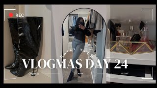 VLOGMAS DREAM CLOSET TRANSFORMATION DIY CLOSET WITH TARGET BOOKSHELVES DECORATE WITH ME [upl. by Thibault]