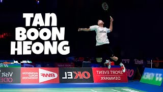 Fastest Smasher in Badminton  TAN BOON HEONG  Badminton Smash HD [upl. by Enalb694]