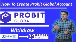 How to create Probit Global Account  How to withdraw Uhive tokens in probit global  hp life with [upl. by Mak]