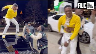 Boosie So Drunk He Starts Dancing On Desi Banks Porsche At Gas Station [upl. by Nossah352]