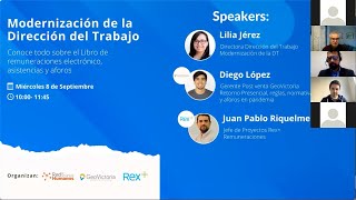 Webinar Modernización de la Dirección del Trabajo [upl. by Oretna574]