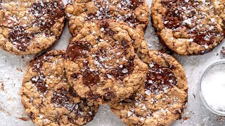 Dairy Free Oatmeal Chocolate Chip Cookies [upl. by Eleinad]