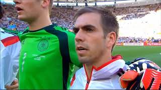 Anthem of Germany vs Argentina FIFA World Cup 2014 [upl. by Nagear]