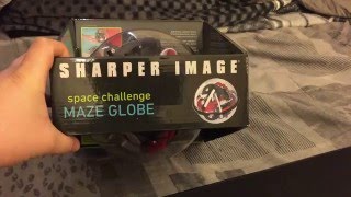 Sharper Image  quotSpace Challenge Maze Globequot  Unboxing Video [upl. by Eiro985]