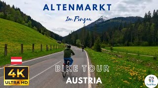 Scenic Bike Tour  Biking Through Alpine Valley  Altenmarkt  Salzburg  Austria  4K  UltraHD [upl. by Eade]