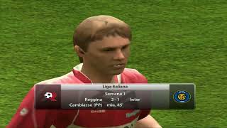 FIFA 06  SERIE A  REGGINA  INTER DE MILÁN Jornada 1 [upl. by Shirlee]