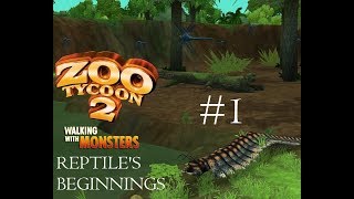 Zoo Tycoon 2 Walking with Monsters Reptiles Beginnings 01 [upl. by Sharity]