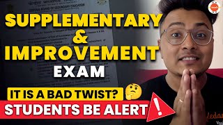 Supplementary Exam and Improvement Exam Date Announced😱 CBSE Class 10 and 12th Compartment Exams [upl. by Duwad254]