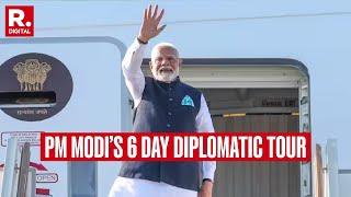 PM Modi To Embark On 6Day Diplomatic Tour To Nigeria Brazil Guyana To Strengthen Bilateral Ties [upl. by Eilram402]