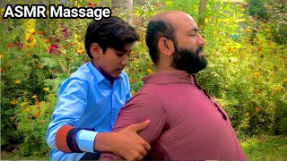 Asmr Head Massage For Migraine pain  Asmr Head amp Back Massage Pakistani Youngest Barber AsmrWithRz [upl. by Akirdnuhs]