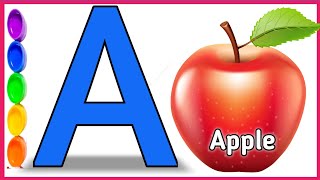 a for apple। one two three four। a se anar । k se kabutar। 1 to 100 counting। अ से अनार। A for apple [upl. by Nesnar]