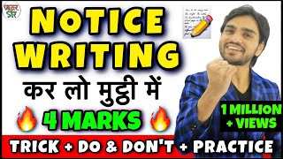 Notice Writing  Notice Writing Format  Notice Writing in Hindi  Class 101112678  In English [upl. by Janette206]