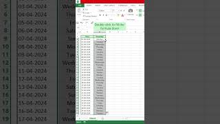 Unlocking the Secrets Turn Days into Weekdays in Seconds 🌟excel shorts [upl. by Hgielrak]