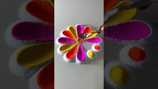 Rangoli designs for beginners easy rangolirangolidesignsrangoliforbeginnersshorts [upl. by Aicitel401]