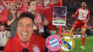 GEISTESKRANKE ATMOSPHÄRE  LEROY TRAUMTOR 🔥🔥  FC Bayern München vs Real Madrid CF  CedrikTV [upl. by Geno]