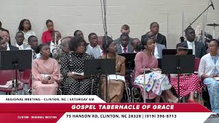 Gospel Tabernacle of Grace  North Carolina  Regional Meeting  March 30 2024 [upl. by Annayrb]