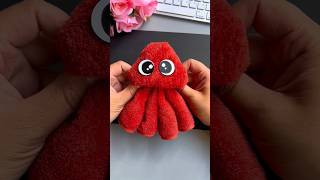 Adorable Towel Octopus Craft Fun for Kids and Parents diy [upl. by Ecined166]