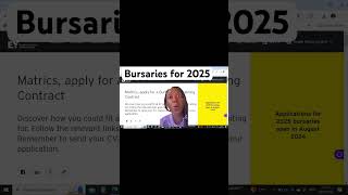 Bursaries for 2025 academic yearAccounting students universityprep universityadmissions [upl. by Pudens]