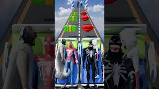 GTA V New Kiss amp Punch Run Spiderman vs Venom Funny Challenge gta [upl. by Essile914]