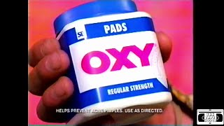 Oxy Pads Commercial  1997 [upl. by Ellenwahs]