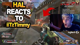 TSM Imperialhal Rages at iiTzTimmy in ranked CEO played with TIMMY  apex legends [upl. by Llemert]