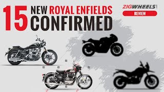 15 New Royal Enfields Coming By 2025  Himalayan 450 Classic 650 Bullet 350 And Himalayan 650 [upl. by Dihsar]