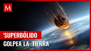 Asteroide golpea la atmósfera de la Tierra e ilumina el cielo de Francia [upl. by Leonora]