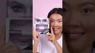 How to Get Lash Extensions Look at Home 👁  DIY Lashes with Falscara® by KISS® [upl. by Raab723]