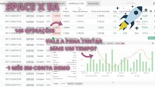 RESULTADOS DO ROBÃ” SPACEX DEPOIS DE 1 MÃŠS EM CONTA DEMO I FOREX [upl. by Noby]