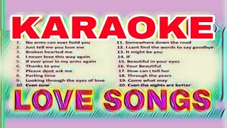 Karaoke Love Songs English Version [upl. by Rask]